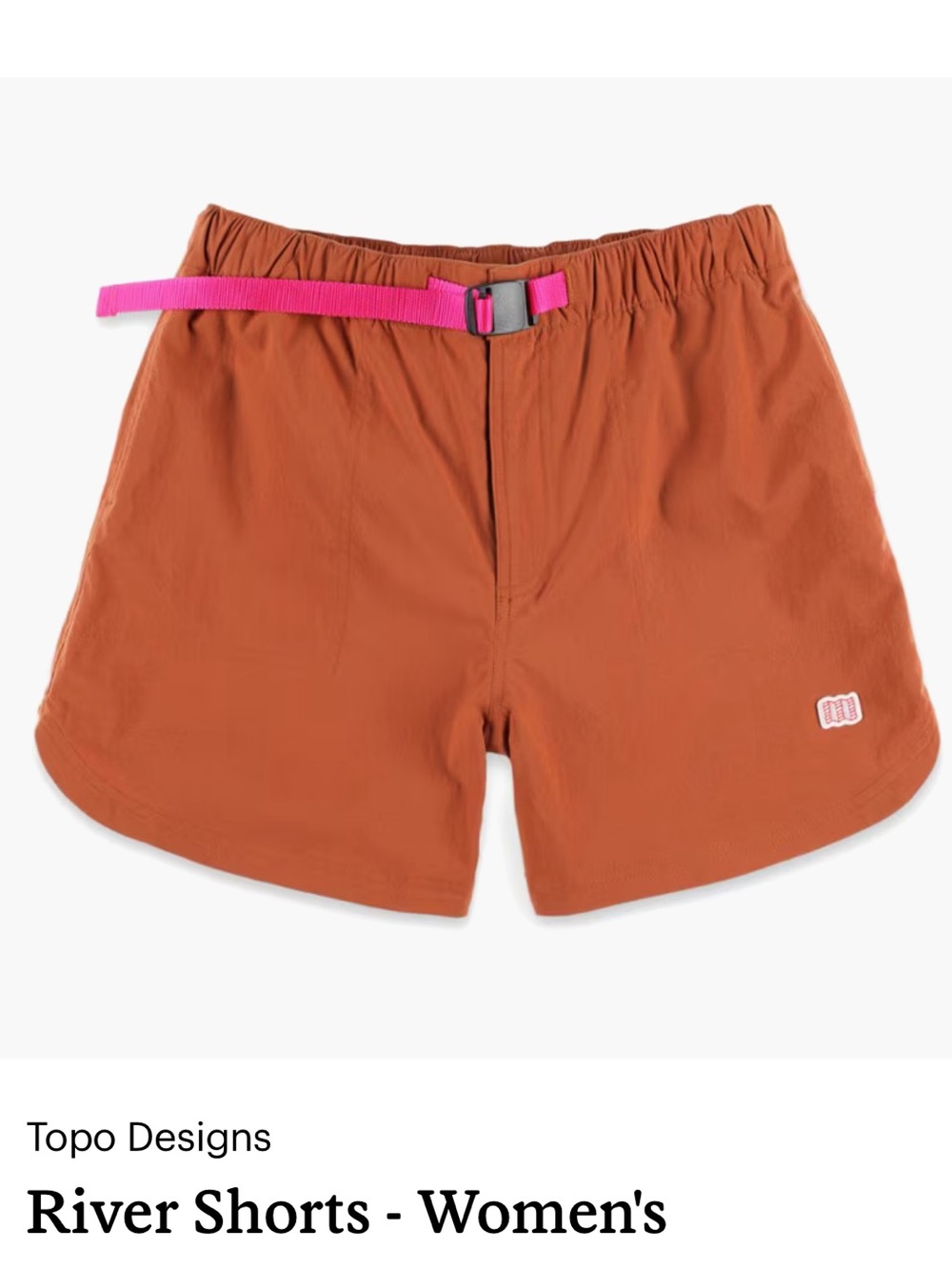 Topo design river shorts